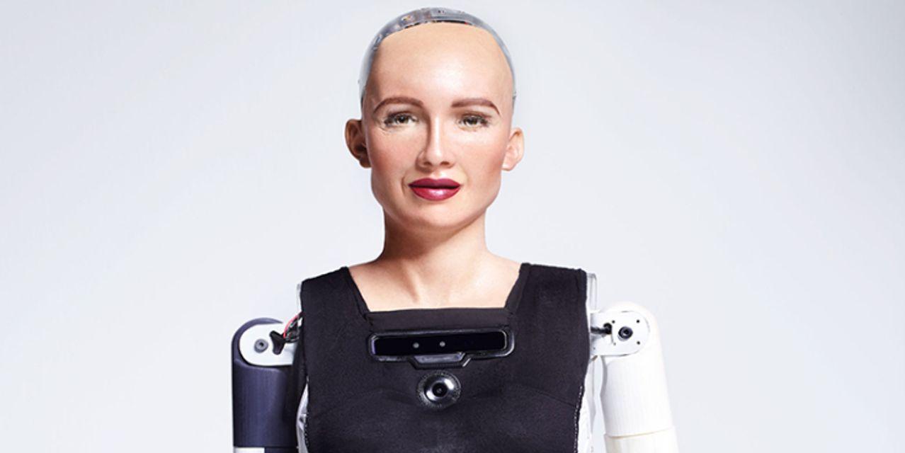 Humanoid robot named Sophia can process visual, emotional and conversational data