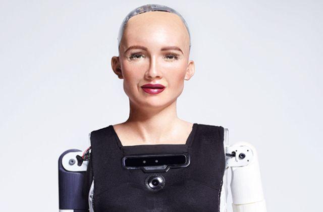 Humanoid robot named Sophia can process visual, emotional and conversational data