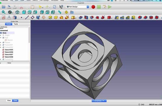 open-source CAD software for makers program interface