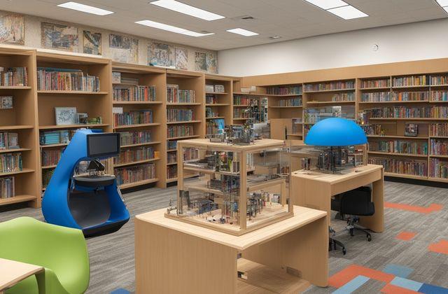 steam makerspace in a library