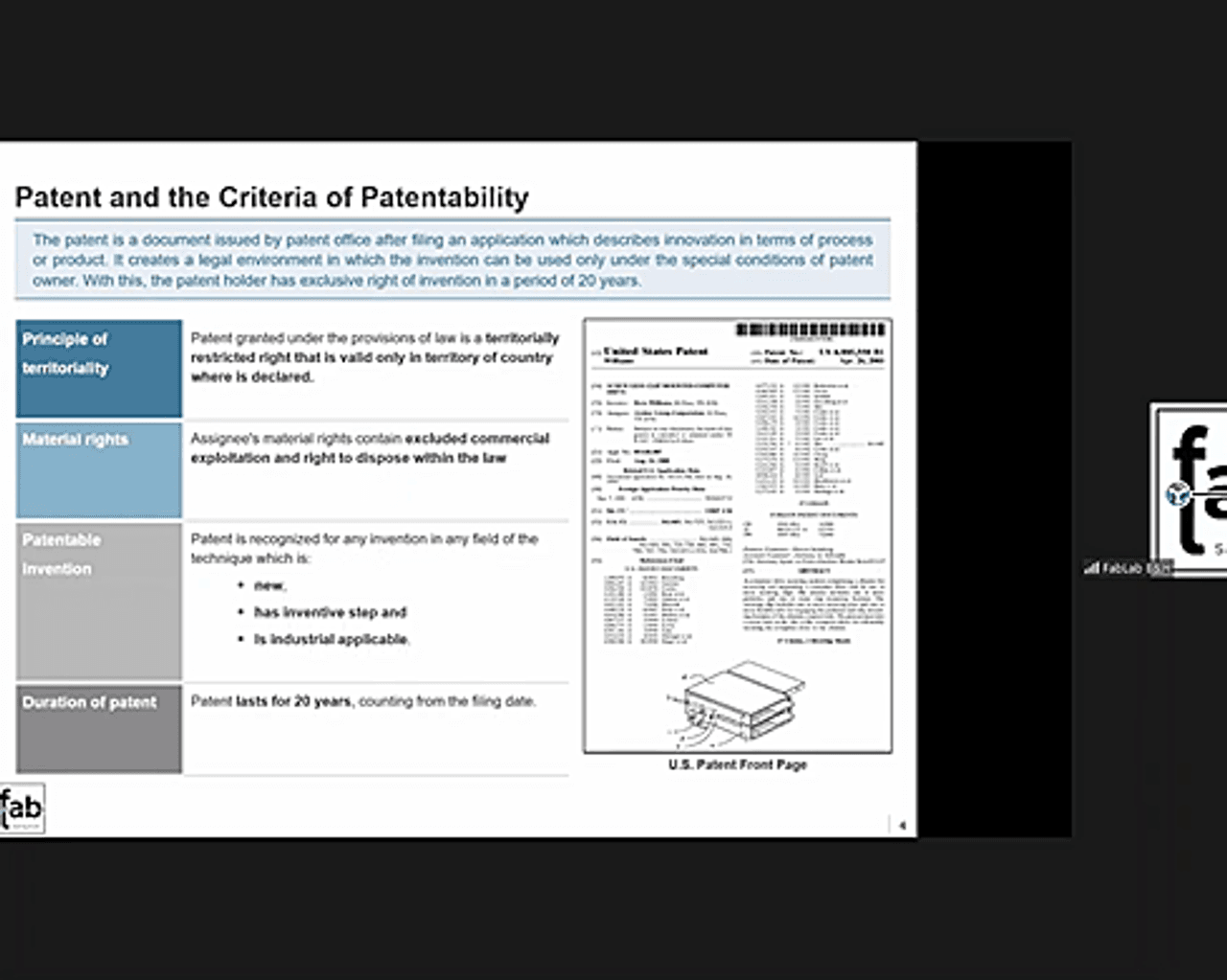 Training on Maker Culture and Intellectual Property Protection