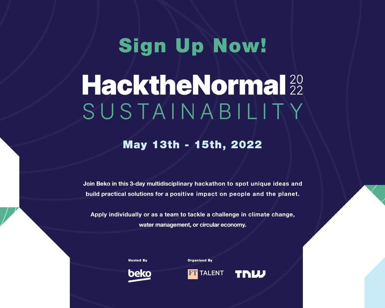 „Hack the Normal – Sustainability“ Europe